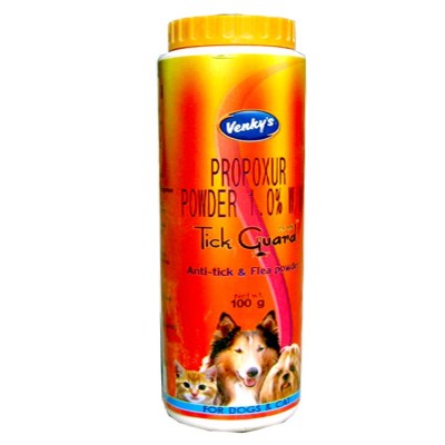 Venkys Pet Tick Guard Flea Powder Dog And Cat 100gm